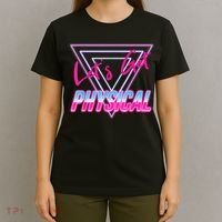Lets Get Physical Workout Gym Tee 80's Retro Vintage T-Shirt thumb 4