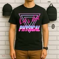 Lets Get Physical Workout Gym Tee 80's Retro Vintage T-Shirt thumb 6