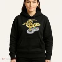 Leopard Gecko Playing Video Game Lizard Reptiles Gamers Hoodie thumb 5