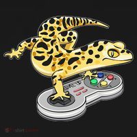 Leopard Gecko Playing Video Game Lizard Reptiles Gamers Women's Tank Top thumb 5
