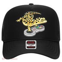 Leopard Gecko Playing Video Game Lizard Reptiles Gamers Hat thumb 0