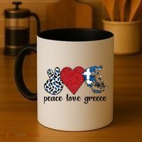 Love Greece Proud Greek Flag Greek Roots Funny Gift Coffee Mug thumb 4