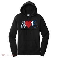 Love Greece Proud Greek Flag Greek Roots Funny Gift Women's Hoodie thumb 0