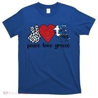 Love Greece Proud Greek Flag Greek Roots Funny Gift T-Shirt thumb 0