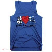 Love Greece Proud Greek Flag Greek Roots Funny Gift Tank Top thumb 0