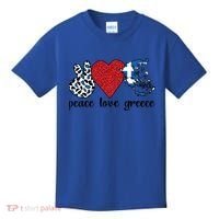 Love Greece Proud Greek Flag Greek Roots Funny Gift Kids T-Shirt thumb 0