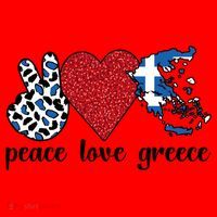 Love Greece Proud Greek Flag Greek Roots Funny Gift Santa Hat thumb 1