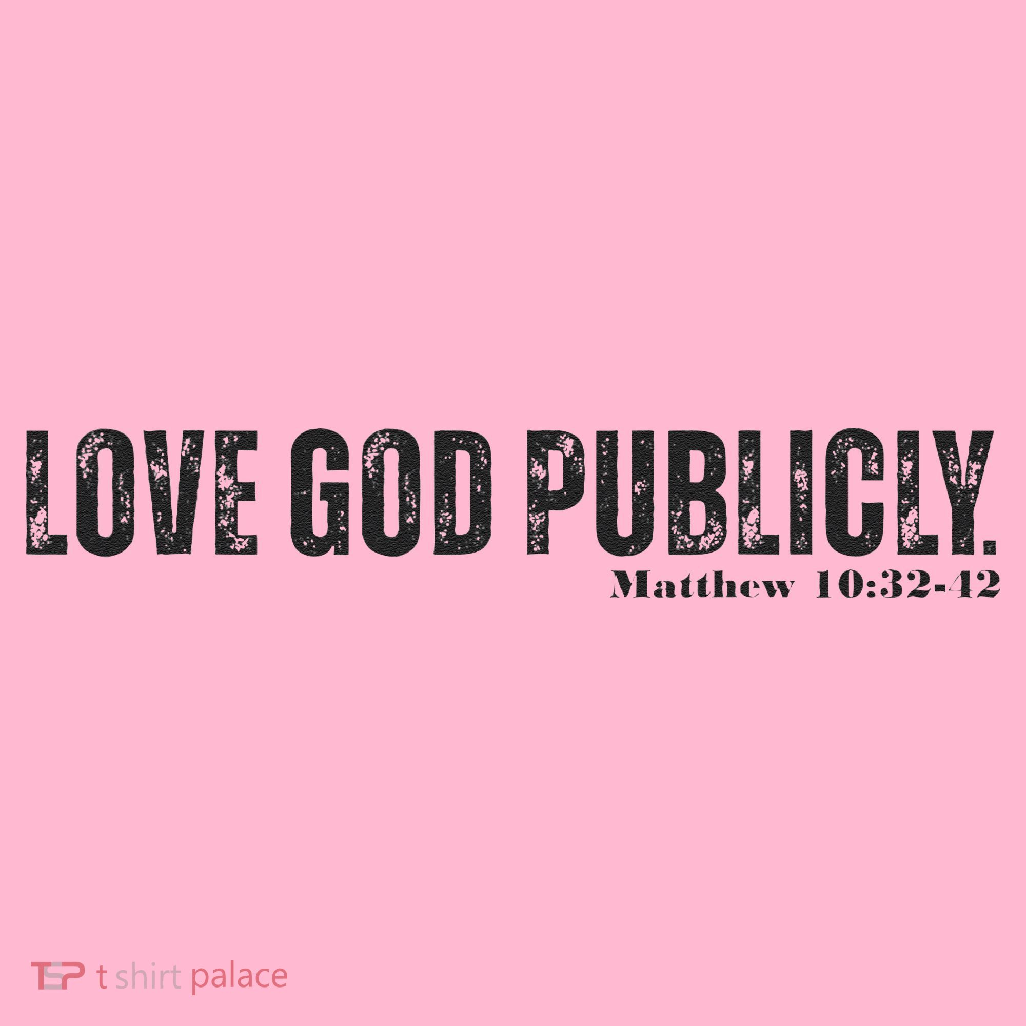 Love God Publicly Coaster