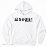 Love God Publicly Hoodie thumb 0