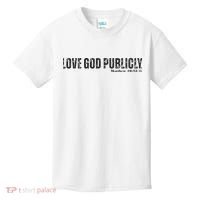 Love God Publicly Kids T-Shirt thumb 0