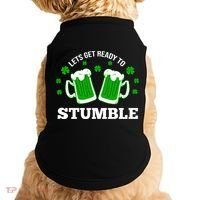 Let's Get Ready To Stumble St Patricks Day Drinking Doggie Tank thumb 0