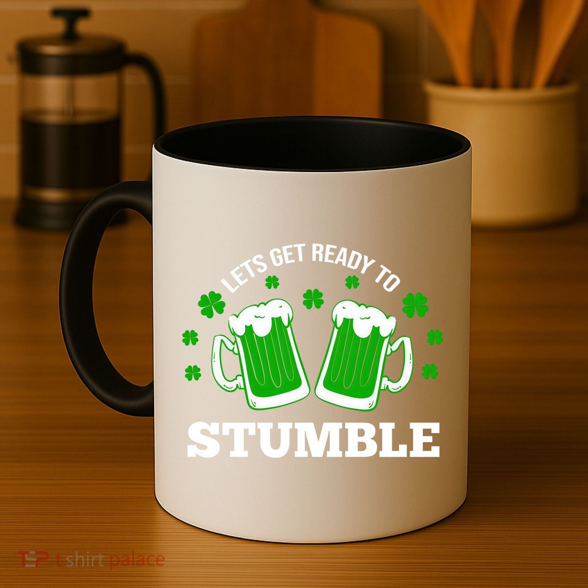 Let's Get Ready To Stumble St Patricks Day Drinking Coffee Mug
