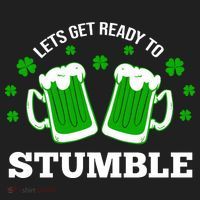 Let's Get Ready To Stumble St Patricks Day Drinking Beanie thumb 2