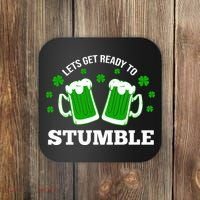 Let's Get Ready To Stumble St Patricks Day Drinking Coaster thumb 0