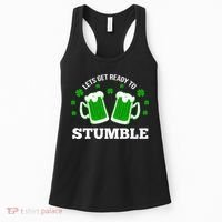 Let's Get Ready To Stumble St Patricks Day Drinking Women's Tank Top thumb 0