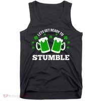 Let's Get Ready To Stumble St Patricks Day Drinking Tank Top thumb 0