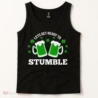 Let's Get Ready To Stumble St Patricks Day Drinking Tank Top thumb 2
