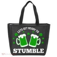 Let's Get Ready To Stumble St Patricks Day Drinking Tote Bag thumb 0