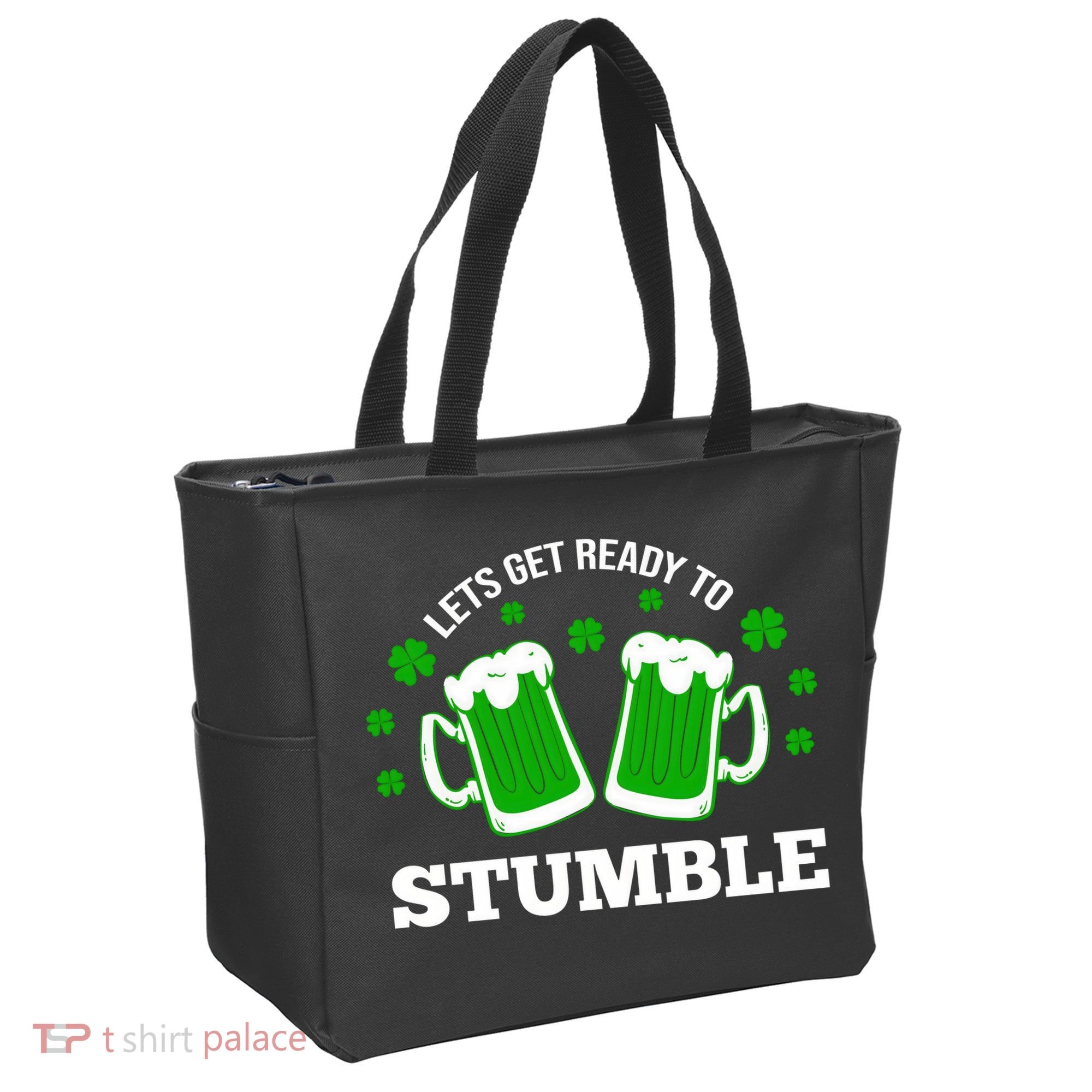 Let's Get Ready To Stumble St Patricks Day Drinking Tote Bag