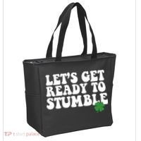 Lets Get Ready To Stumble St Patricks Day Tote Bag thumb 2