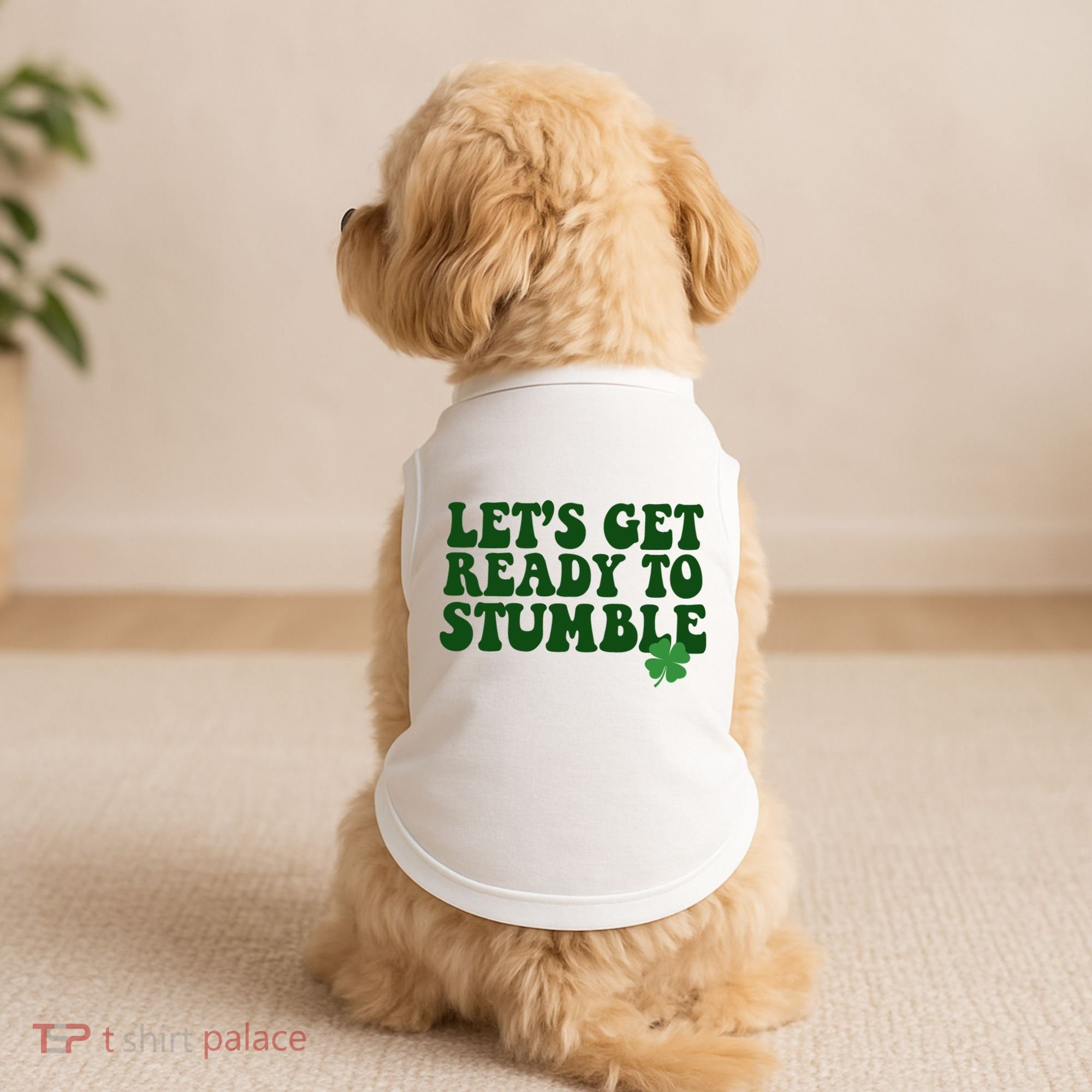 Lets Get Ready To Stumble St Patricks Day Doggie Tank