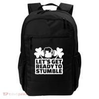 Let's Get Ready To Stumble St Patrick's Day Backpack thumb 0
