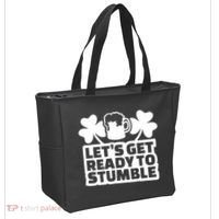 Let's Get Ready To Stumble St Patrick's Day Tote Bag thumb 2