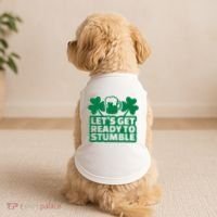 Let's Get Ready To Stumble St Patrick's Day Doggie Tank thumb 2