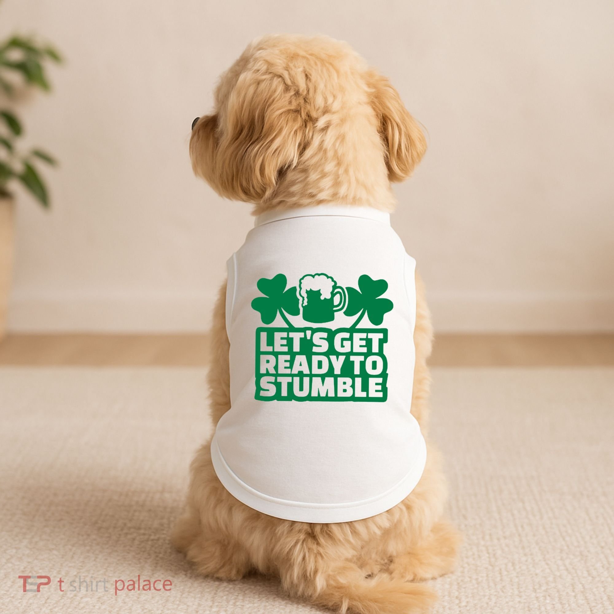 Let's Get Ready To Stumble St Patrick's Day Doggie Tank