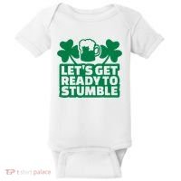 Let's Get Ready To Stumble St Patrick's Day Baby Bodysuit thumb 0