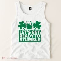 Let's Get Ready To Stumble St Patrick's Day Tank Top thumb 2