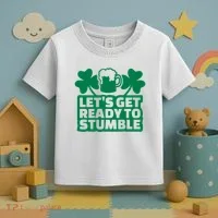 Let's Get Ready To Stumble St Patrick's Day Toddler T-Shirt thumb 3