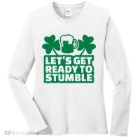 Let's Get Ready To Stumble St Patrick's Day Women's Long Sleeve Shirt thumb 0