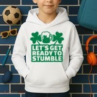 Let's Get Ready To Stumble St Patrick's Day Kids Hoodie thumb 2