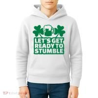 Let's Get Ready To Stumble St Patrick's Day Kids Hoodie thumb 4
