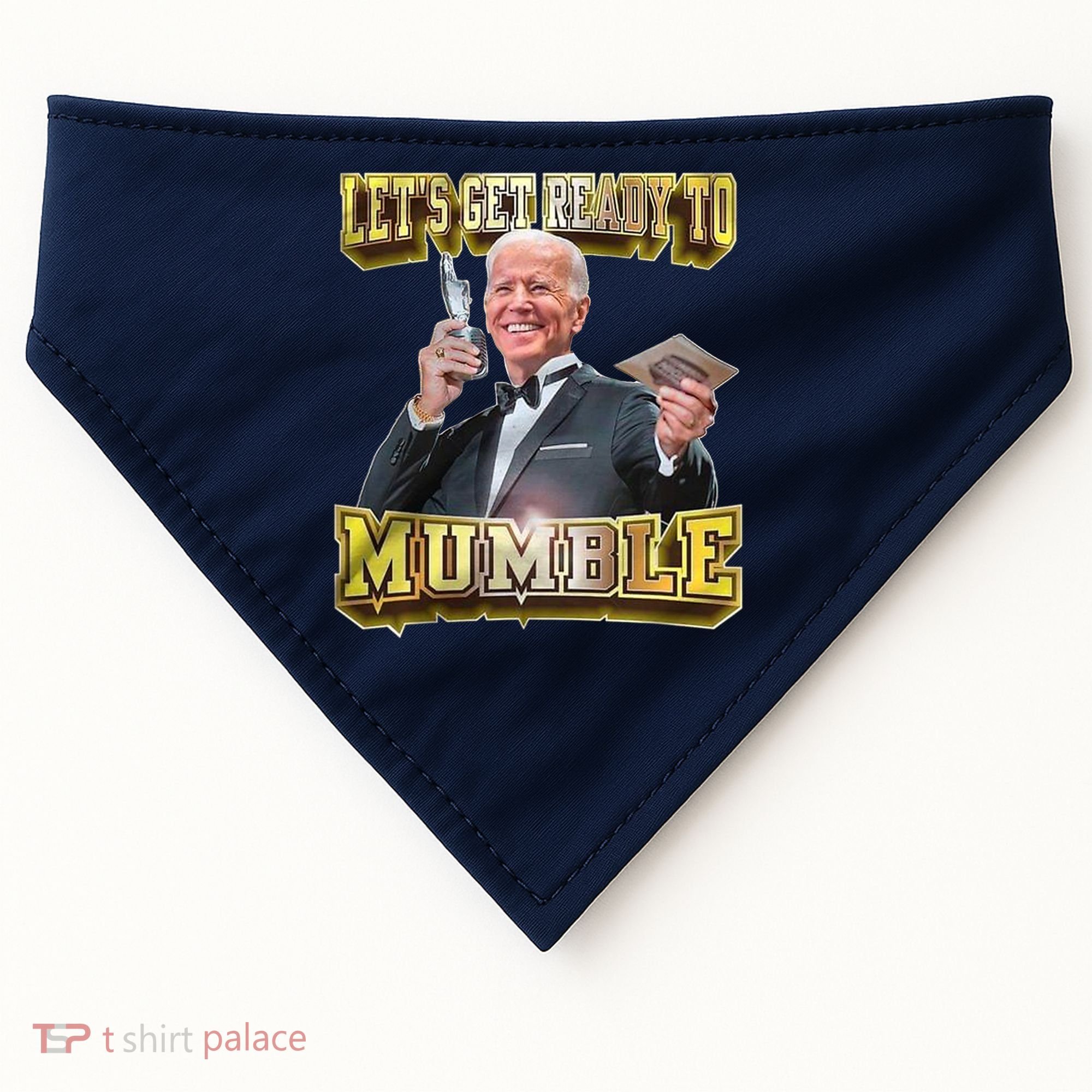 Let's Get Ready To Mumble USA-Made Doggie Bandana