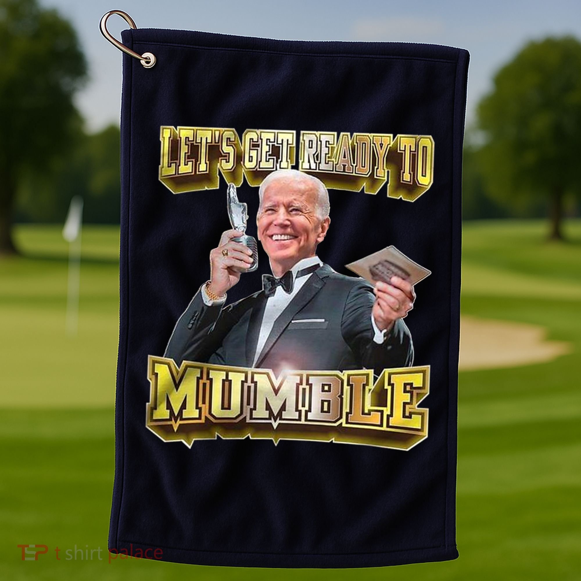 Let's Get Ready To Mumble Golf Towel