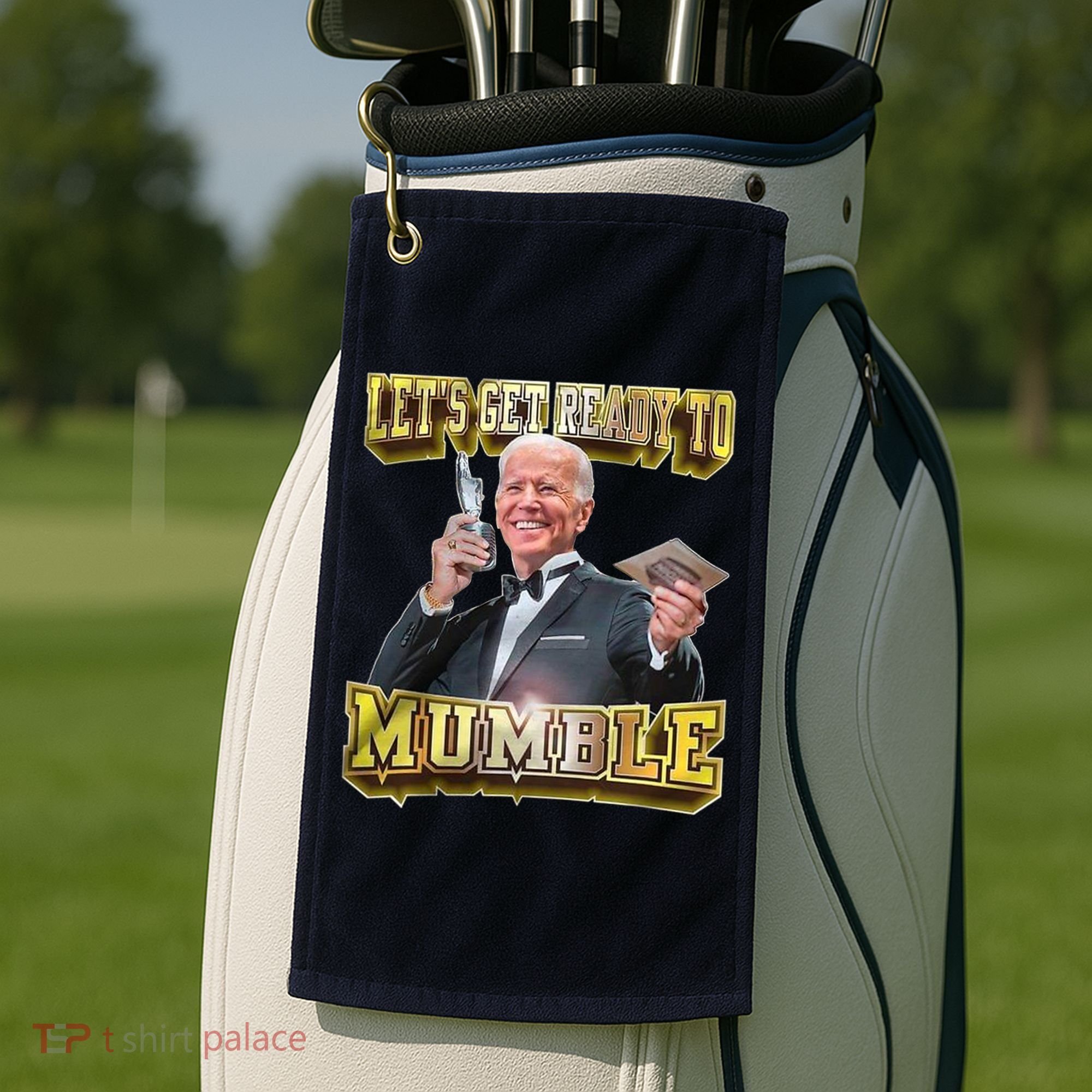 Let's Get Ready To Mumble Golf Towel