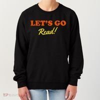 Lets Go Read Book Lover Women's Sweatshirt thumb 0