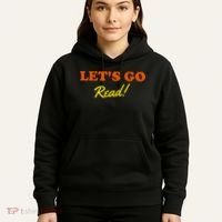 Lets Go Read Book Lover Hoodie thumb 5