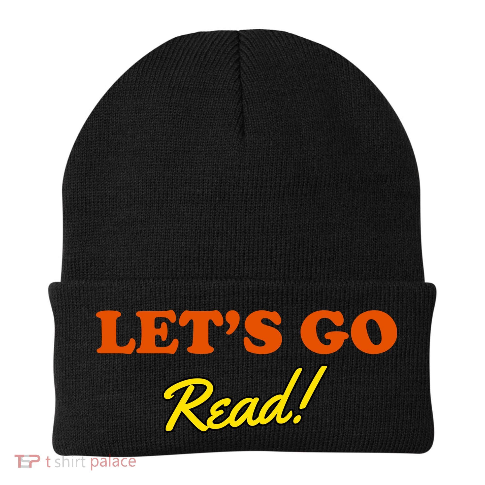 Lets Go Read Book Lover Beanie