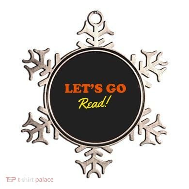 Lets Go Read Book Lover Ornament
