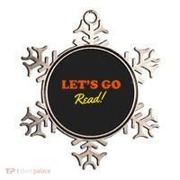 Lets Go Read Book Lover Ornament thumb 0