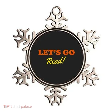 Lets Go Read Book Lover Ornament