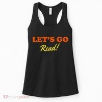 Lets Go Read Book Lover Women's Tank Top thumb 0