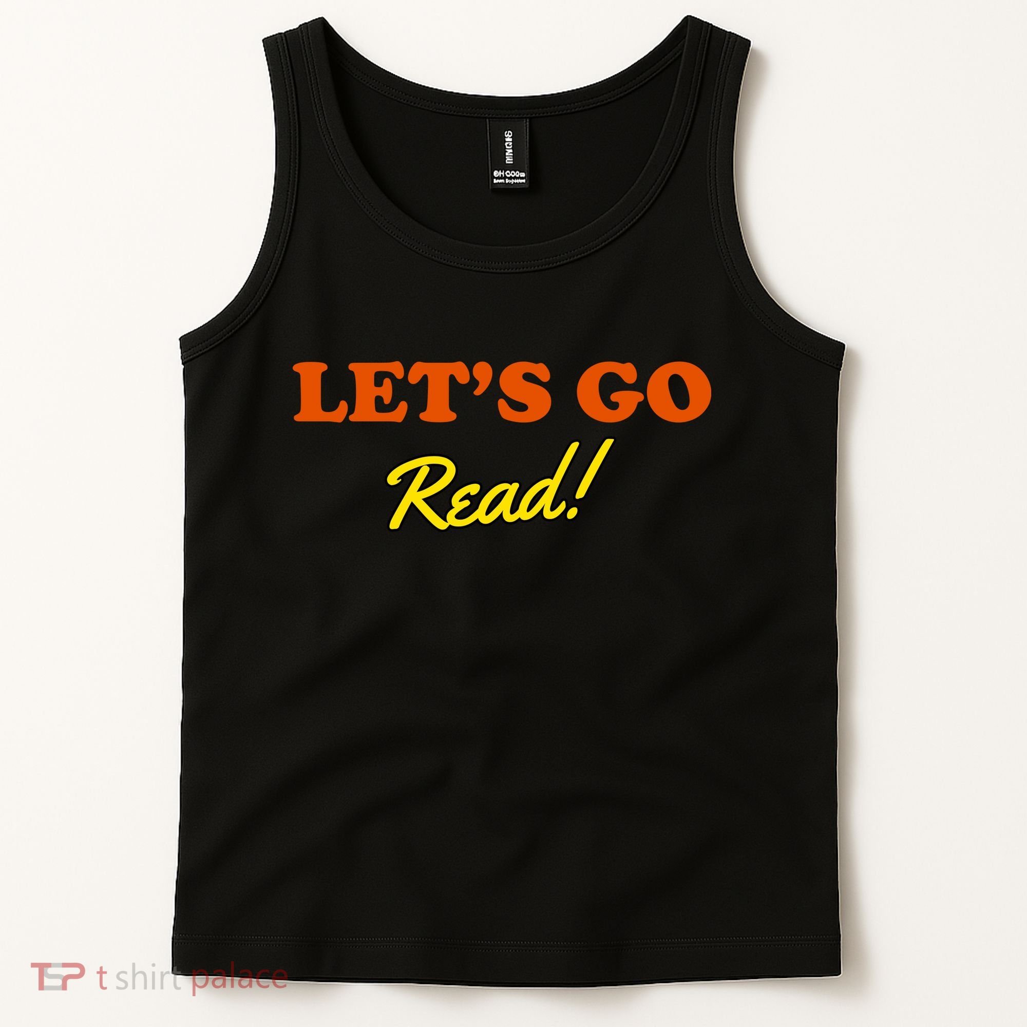 Lets Go Read Book Lover Tank Top