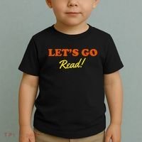 Lets Go Read Book Lover Toddler T-Shirt thumb 2