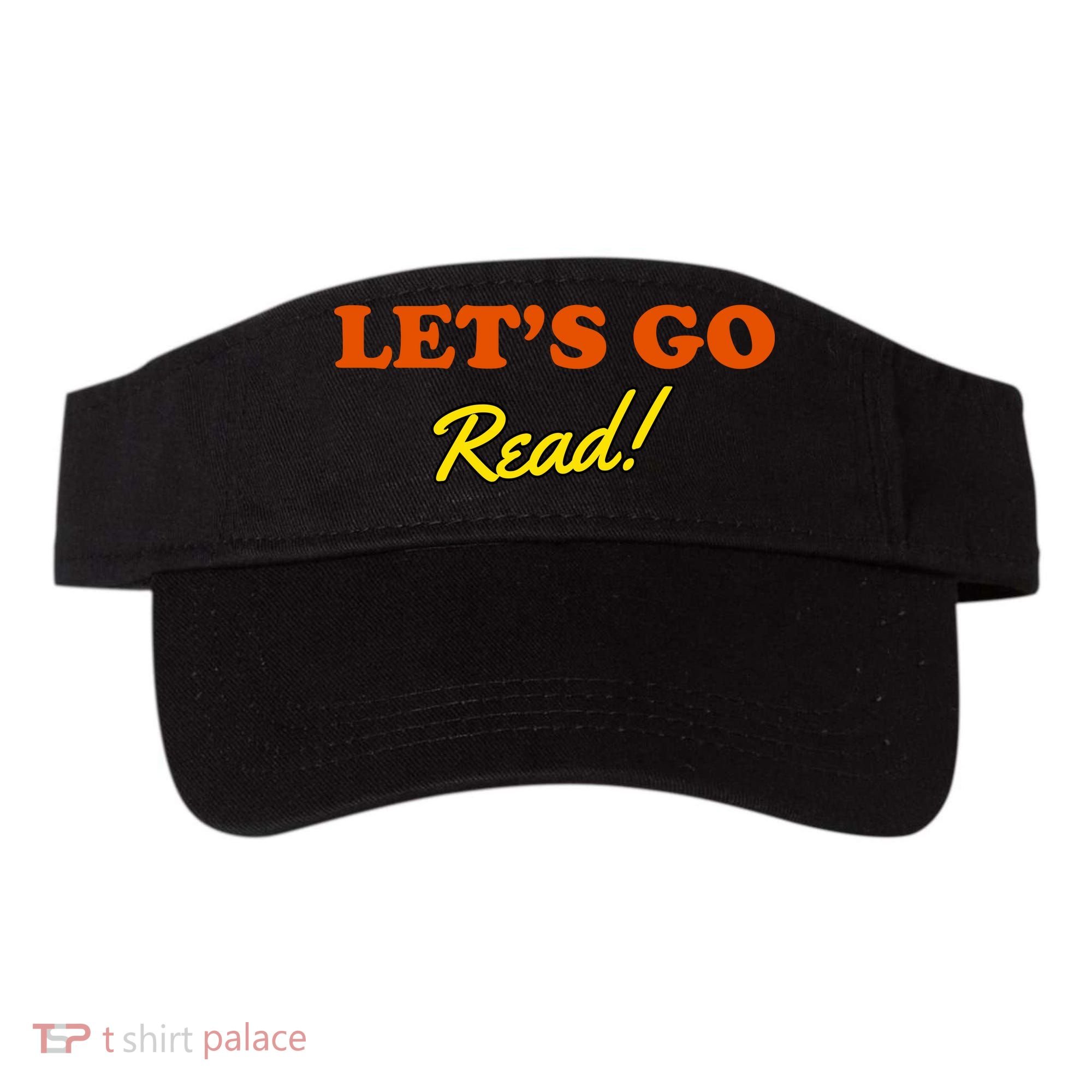 Lets Go Read Book Lover Visor
