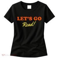 Lets Go Read Book Lover Women's T-Shirt thumb 0
