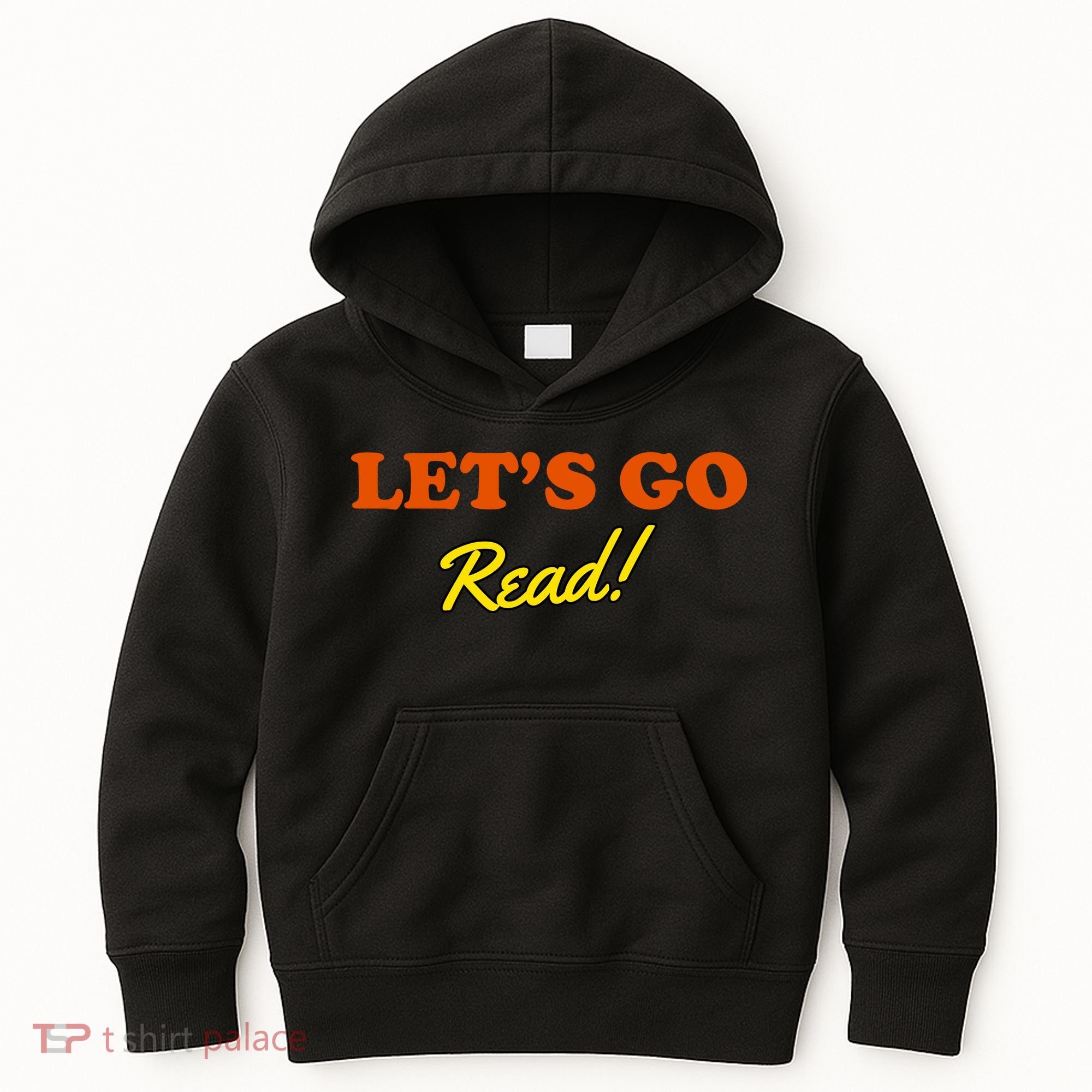 Lets Go Read Book Lover Kids Hoodie